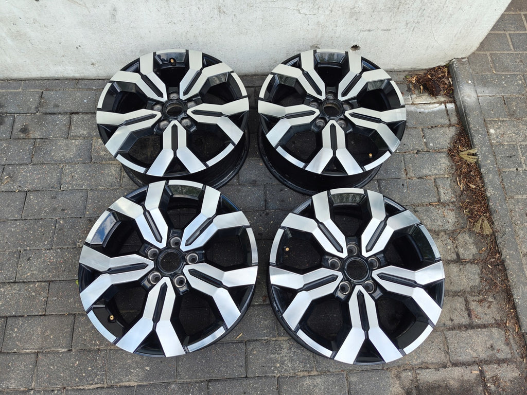 1x Alufelge 17 Zoll 6.5" 5x114.3 50ET Glanz Schwarz 403000531R Renault Rim Wheel FEL8048134076hn
