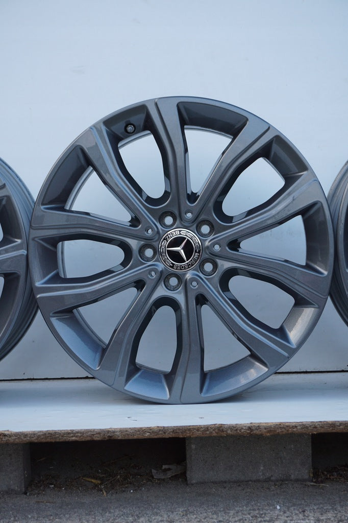 4x Alufelge 19 Zoll 8.0" 5x112 56ET Glanz Graphit A1664011500 Mercedes-Benz W166 FEL7367203493uw