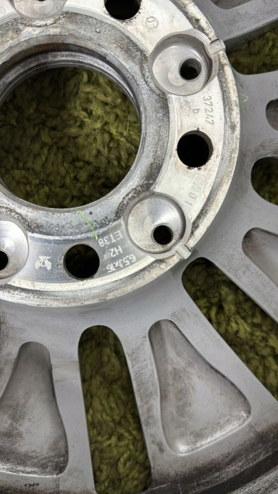1x Alufelge 16 Zoll 6.5" 5x112 38ET Matt Silber A2054010100 Mercedes-Benz W205 FEL1157132330br