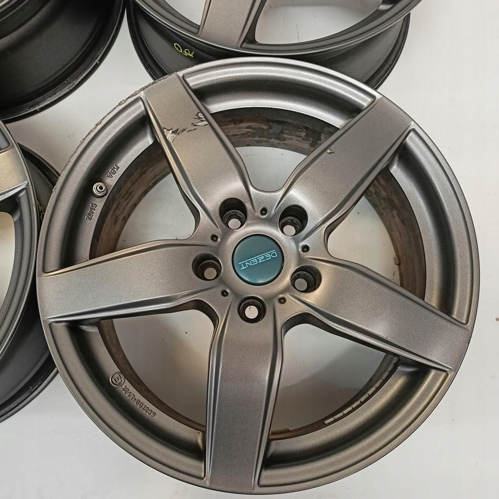 4x Alufelge 17 Zoll 7.5" 5x112 54ET Glanz Grau BMW 2 F45 1 F40 F46 Rim Wheel FEL5525954222fk