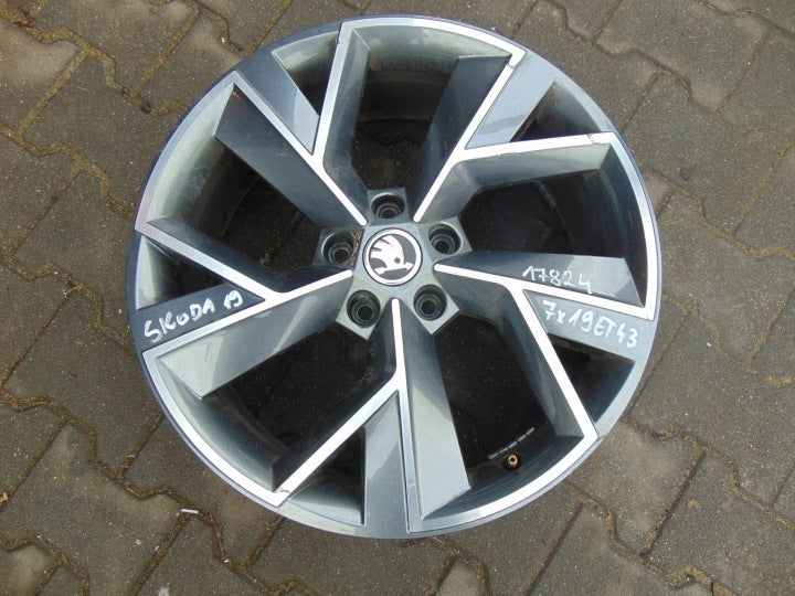 1x Alufelge 17 Zoll 7.5" 5x112 43ET 565601025M Skoda Rim Wheel FEL9438364678vf