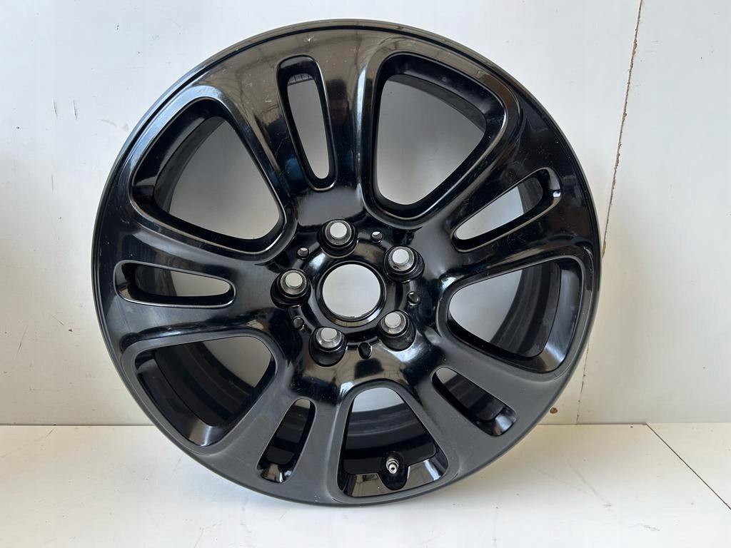 1x Alufelge 17 Zoll 5.5" 5x120 55ET Glanz Schwarz 6855119 Mini F57 F56 F55 FEL6892463386nn