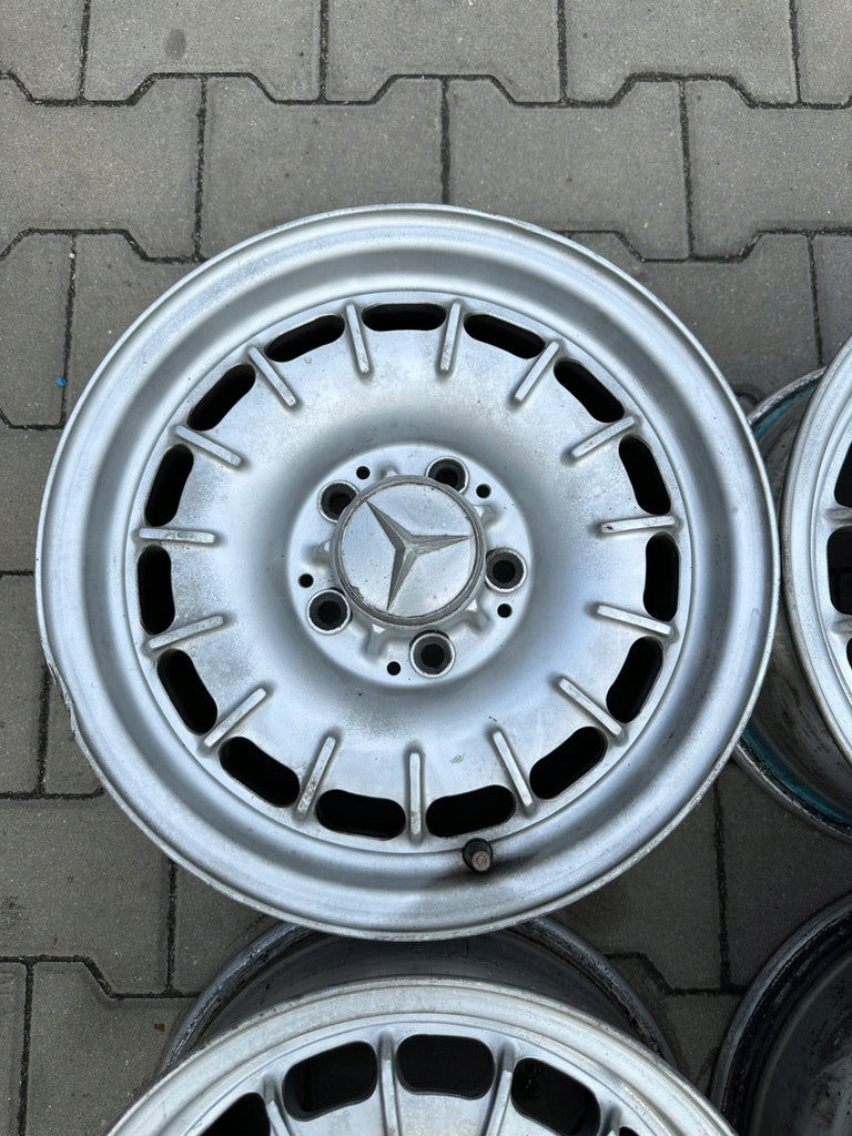 4x Alufelge 14 Zoll 6.5" 5x112 30ET Glanz Silber 1264002102 Mercedes-Benz FEL1552391375tu
