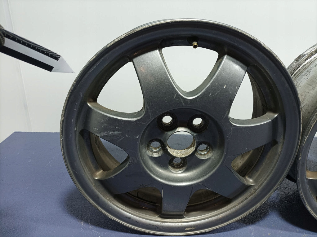 4x Alufelge 15 Zoll 6.0" 5x100 Toyota I Rim Wheel FEL4131154139si