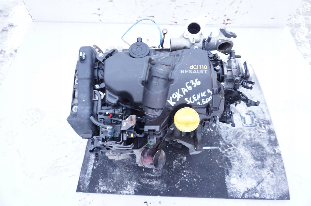 Motor Renault Megane I Scenic K9KA636 1.5 DCI 87TKm Diesel Engine Unkomplett