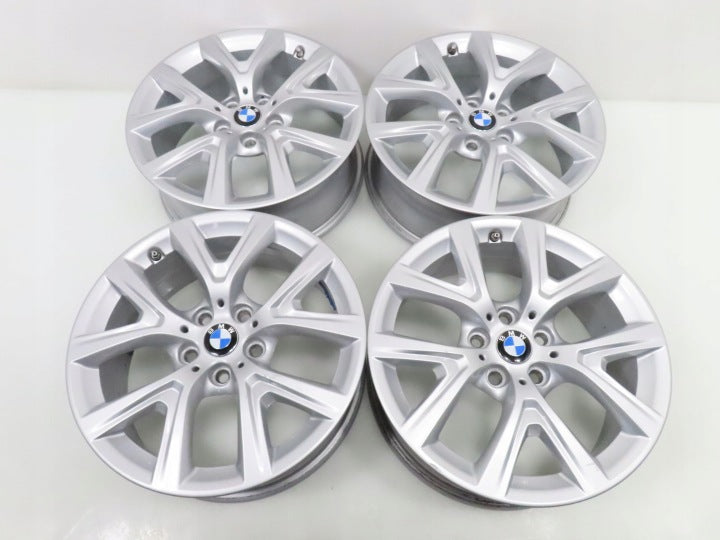 4x Alufelge 17 Zoll 6.5" 5x112 39ET Glanz Silber 6856076 BMW F39 X1 F48 FEL9802786946zn