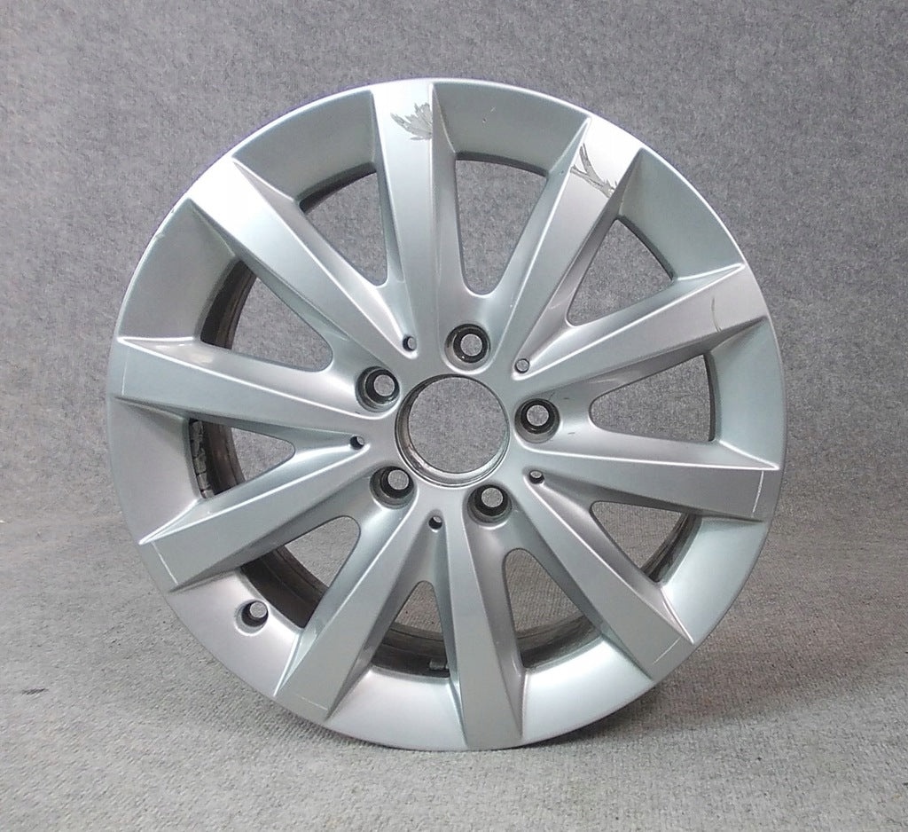 1x Alufelge 16 Zoll 6.5" 5x112 49ET Glanz Silber A2464010500 Mercedes-Benz FEL3749805404vx