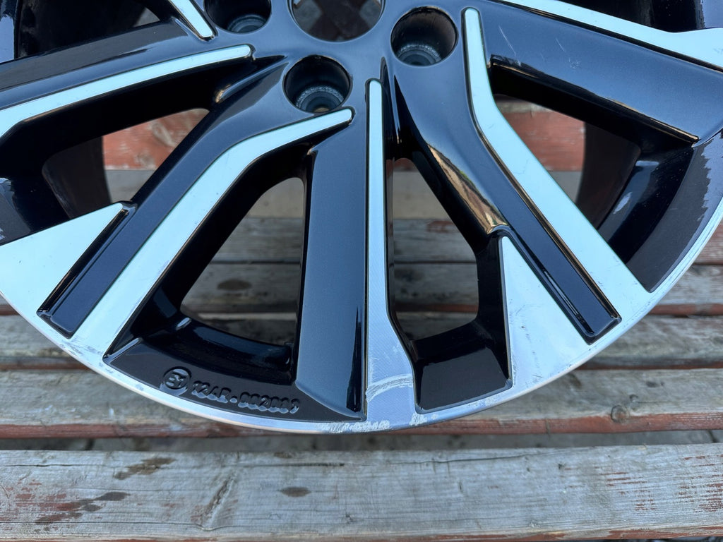 1x Alufelge 18 Zoll 7.5" 5x114.3 45ET Glanz Schwarz KS4R-V3-810 Mazda Cx60