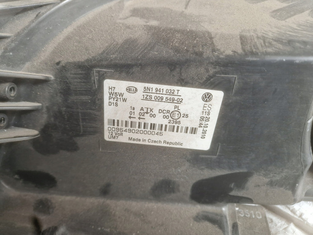 Frontscheinwerfer VW Tiguan 5N1941032T 5N1941032 1ZS009549-02 Xenon Rechts