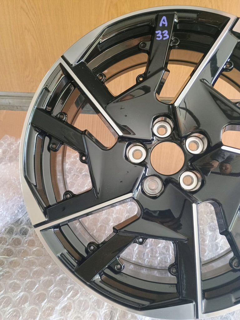 1x Alufelge 19 Zoll 7.0" 5x108 41ET Glanz Schwarz 9839945680 Peugeot Rim Wheel FEL9418252092lz