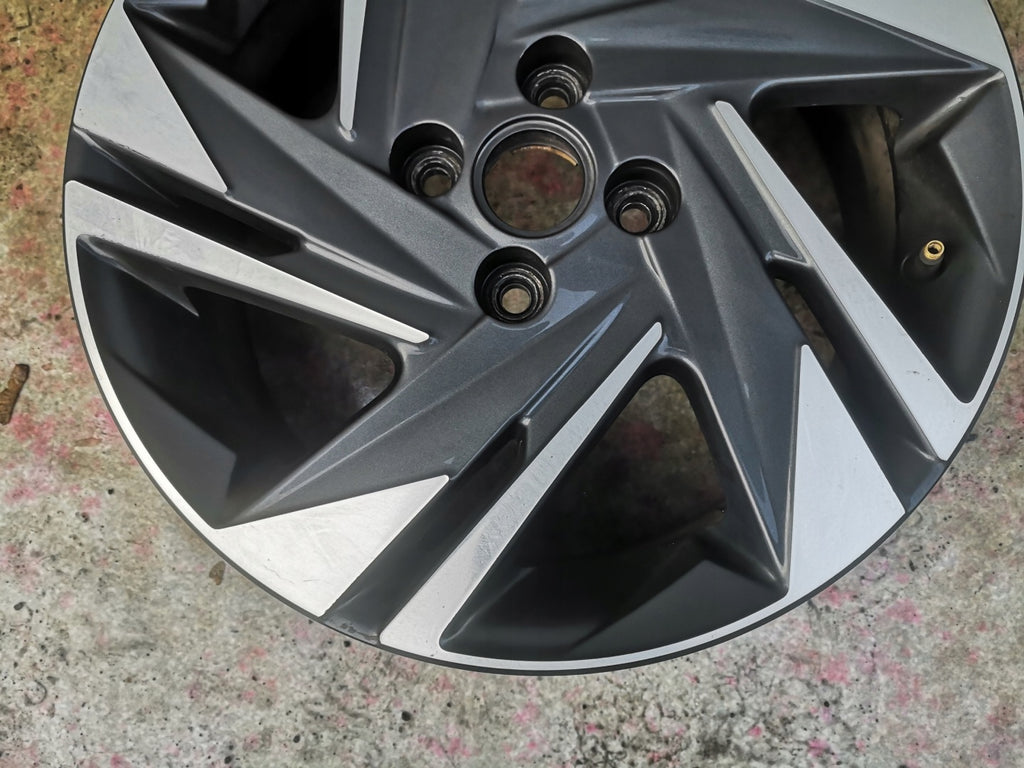 1x Alufelge 16 Zoll 6.0" 4x114.3 50ET 52910-Q0200 Hyundai I20 Ii Rim Wheel FEL3841585093xz