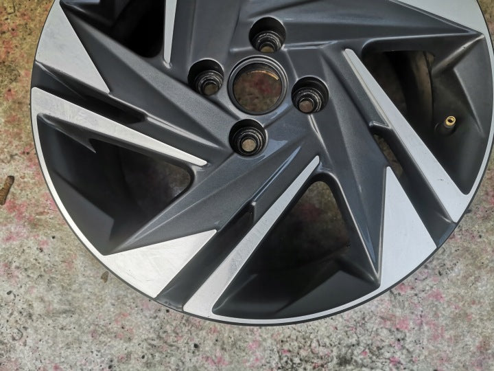 1x Alufelge 16 Zoll 6.0" 4x114.3 50ET 52910-Q0200 Hyundai I20 Ii Rim Wheel FEL3841585093xz