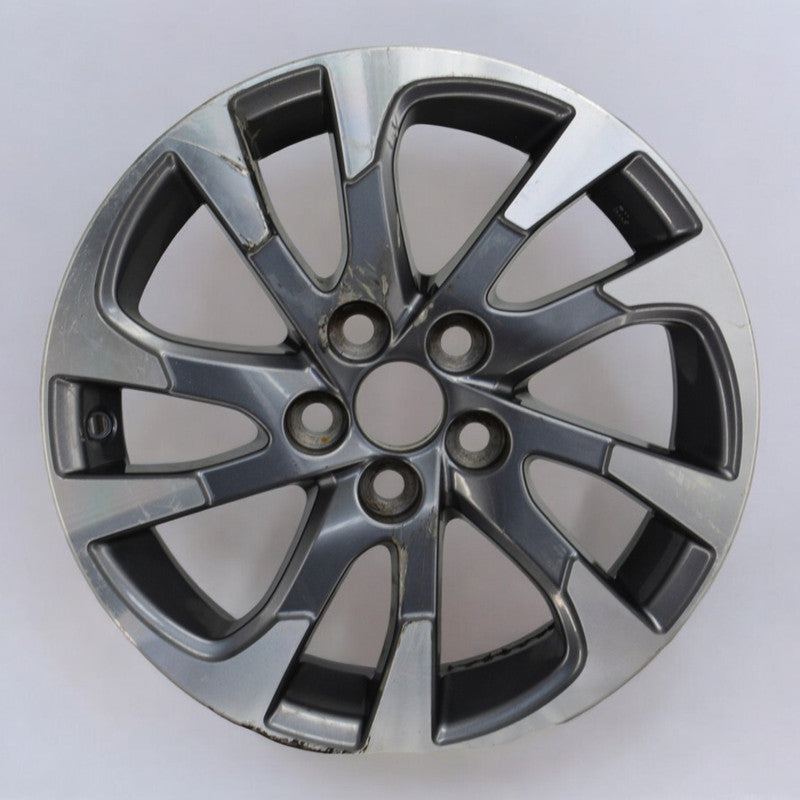 1x Alufelge 15 Zoll 6.5" 5x100 40ET Glanz Graphit Mg Prius Rim Wheel