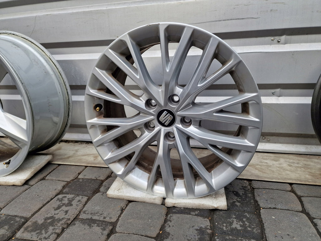 1x Alufelge 17 Zoll 7.5" 5x112 46ET Seat Leon Rim Wheel