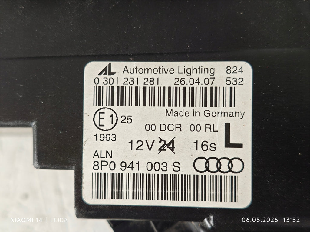 Frontscheinwerfer Audi A3 8P0941003S Xenon Links Scheinwerfer Headlight SCH1491347503gc
