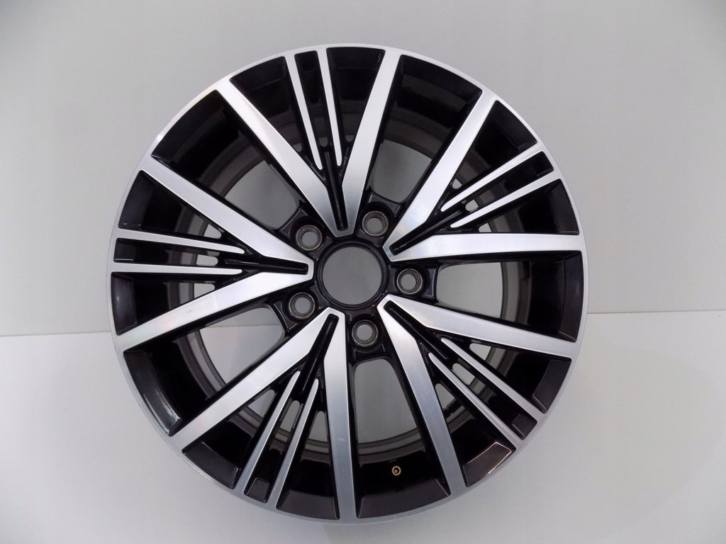 1x Alufelge 16 Zoll 6.5" 5x112 48ET Glanz Schwarz 5TA601025H VW Tiguan Rim Wheel FEL8044047367nz
