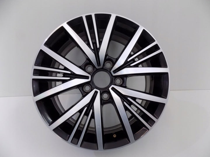 1x Alufelge 16 Zoll 6.5" 5x112 48ET Glanz Schwarz 5TA601025H VW Tiguan Rim Wheel FEL8044047367nz