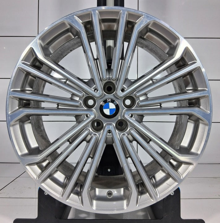 1x Alufelge 19 Zoll 5x112 32ET Glanz Silber 6877331 BMW G01 Rim Wheel FEL1559801016mw