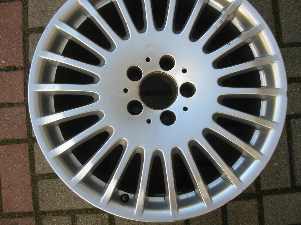 1x Alufelge 18 Zoll 9.5" 5x112 33ET Glanz Silber Mercedes-Benz Rim Wheel