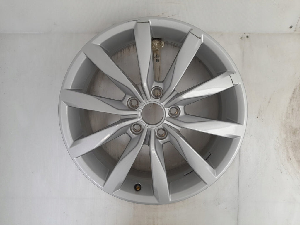 1x Alufelge 17 Zoll 6.0" 5x112 48ET Glanz Silber 5G0601025K VW Rim Wheel FEL8877869485zc