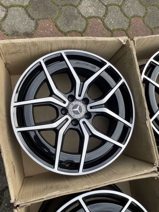 4x Alufelge 19 Zoll 7.5" 5x112 Glanz Schwarz A2064016700 Mercedes-Benz W206 FEL4562097871ys