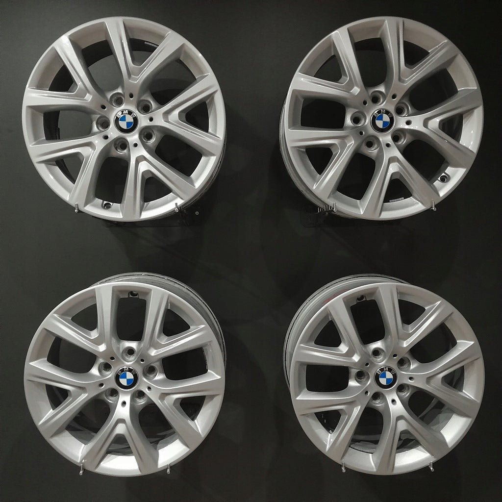 4x Alufelge 17 Zoll 6.5" 5x112 39ET Glanz Silber 6856076 BMW F39 X1 F48 FEL5007677347zp