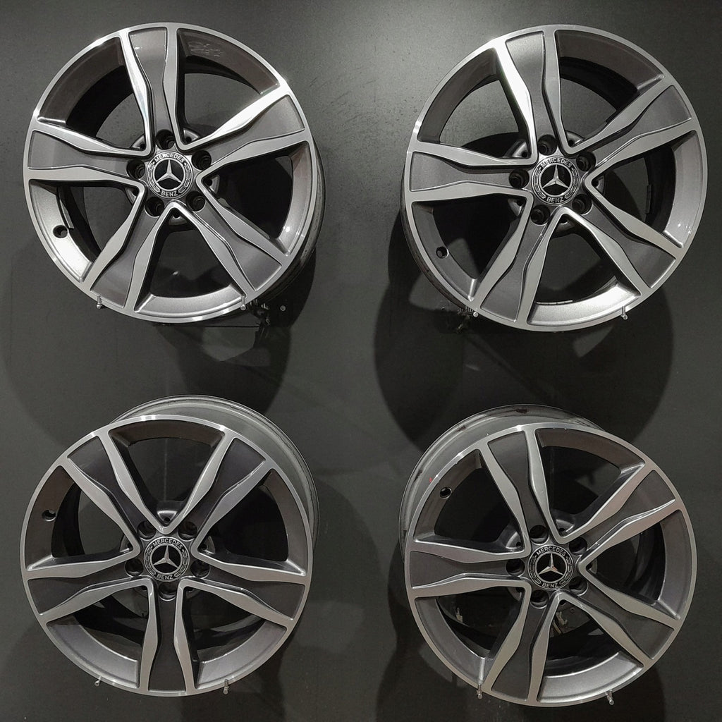4x Alufelge 17 Zoll 7.0" 5x112 48 5ET A2054010800 Mercedes-Benz W205 W204 W246 FEL9556222719ii