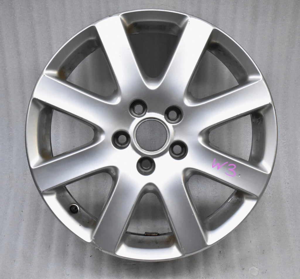 1x Alufelge 17 Zoll 6.0" 5x112 45ET Glanz Silber 3C0601025M VW Passat Rim Wheel