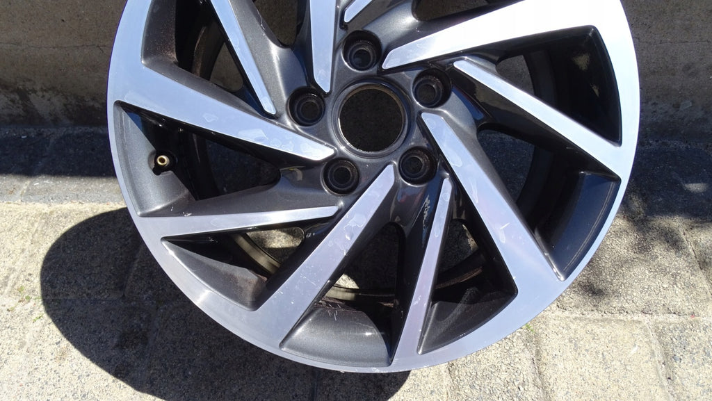 1x Alufelge 16 Zoll 6.5" 5x112 46ET Glanz Schwarz 5G0601025DM VW Golf Vii FEL7475509261xe