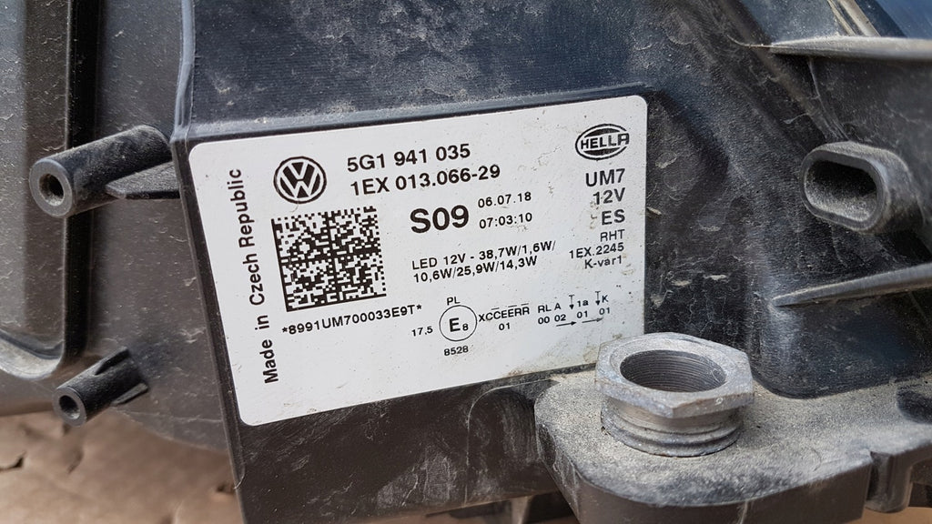 Frontscheinwerfer VW Golf VII 5G1941035 Full LED Links Scheinwerfer Headlight SCH1480754953kf