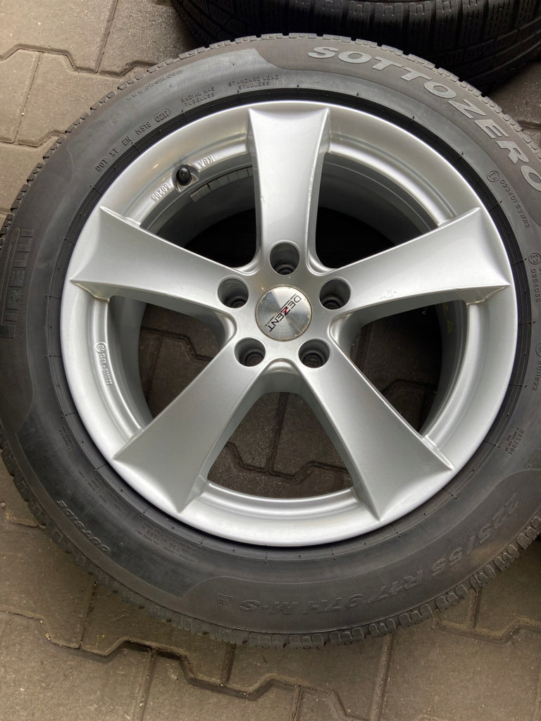 4x Alufelge 17 Zoll 7.5" 5x112 37ET Silber Audi I Rim Wheel FEL2746725067ka