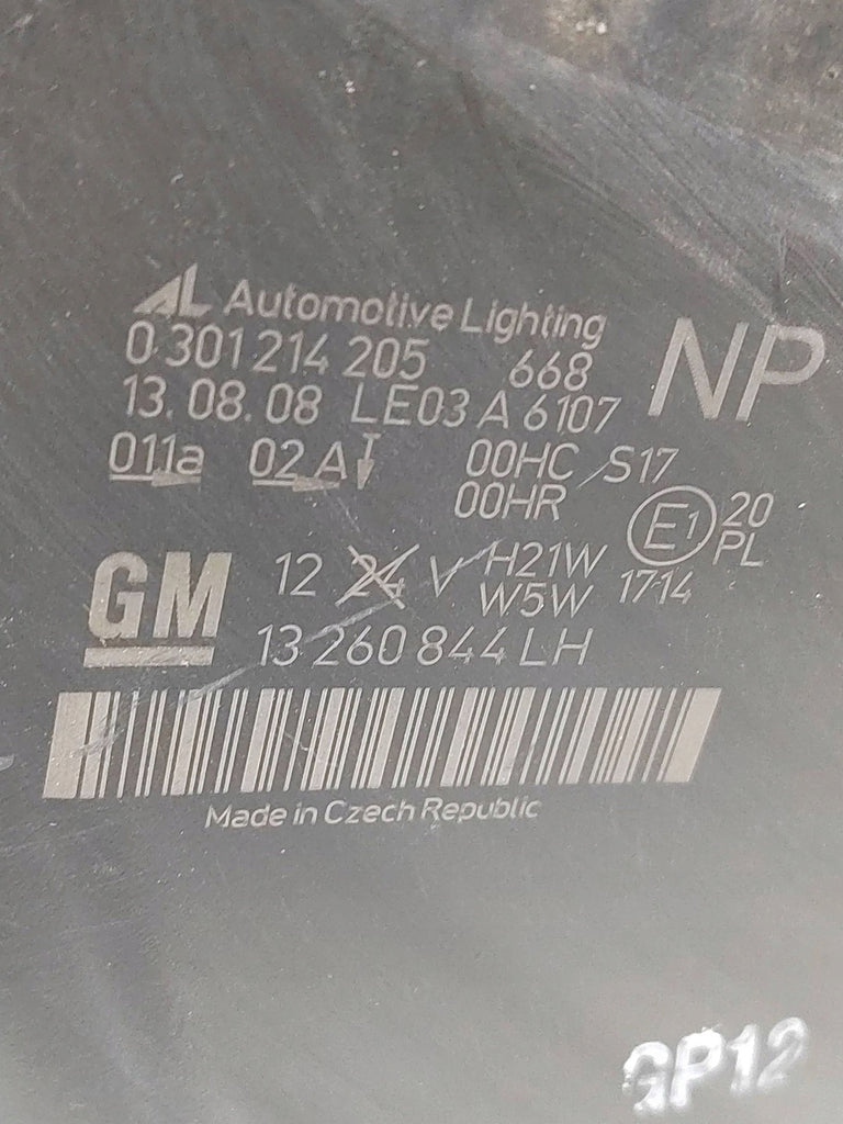 Frontscheinwerfer Opel Zafira B 13260844 1305236080 Links Scheinwerfer Headlight SCH8538646716df