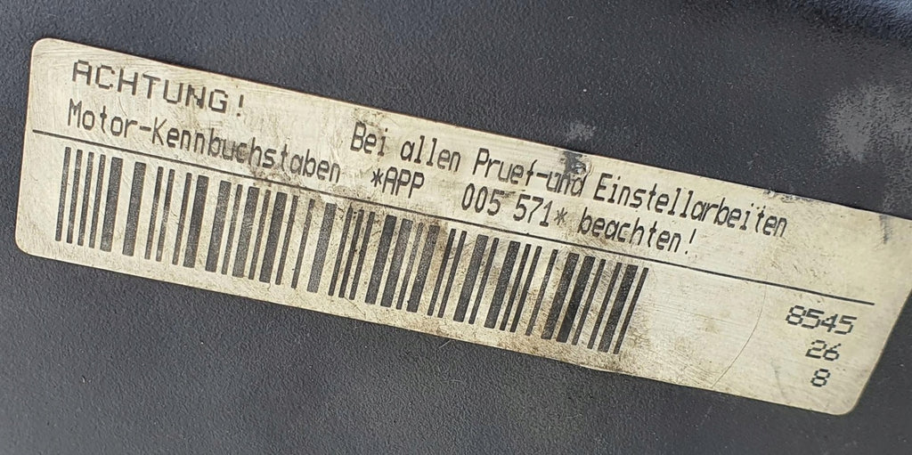 Motor Audi Tt APP 1.8 180PS 132kW 2000 Benzin Engine Unkomplett