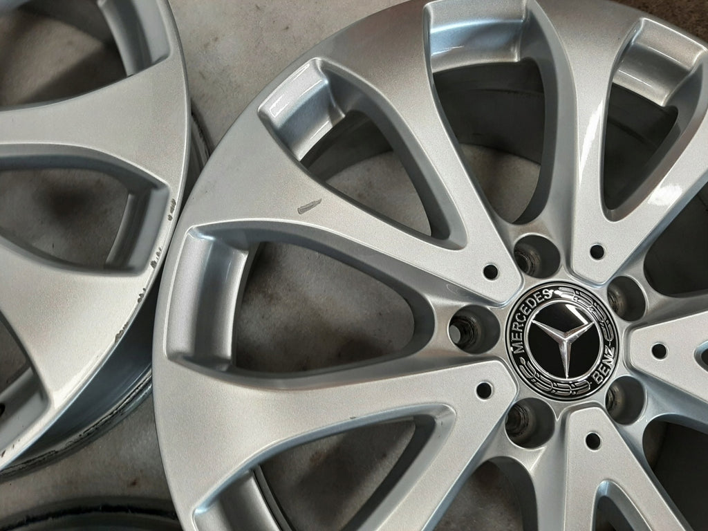 4x Alufelge 18 Zoll 8.0" 5x112 43ET Glanz Silber A2134011100 Mercedes-Benz W213 FEL9224160139sc