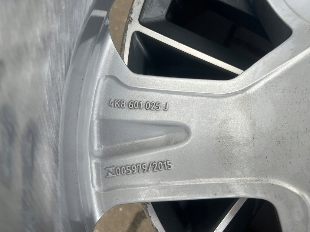 1x Alufelge 19 Zoll 8.0" 5x112 27ET Glanz Silber 4K8601025 Audi Rim Wheel FEL1356411793jy
