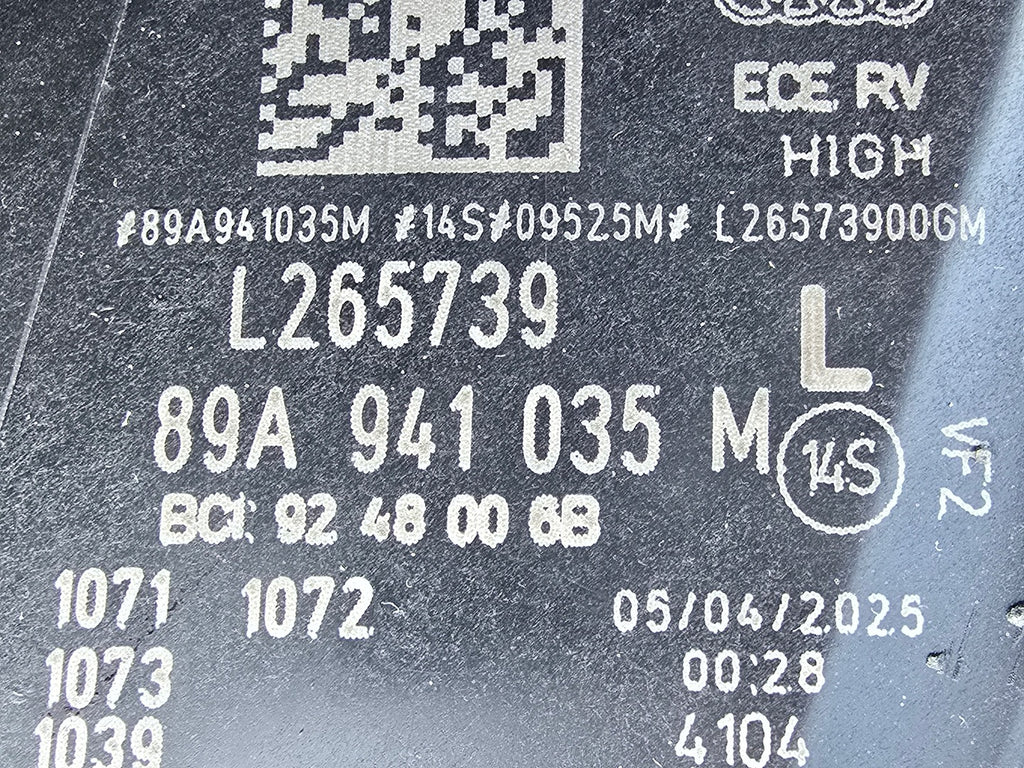 Frontscheinwerfer Audi E-Tron 89A941035M Full LED Ein Stück (Rechts oder Links) SCH7263022998vi