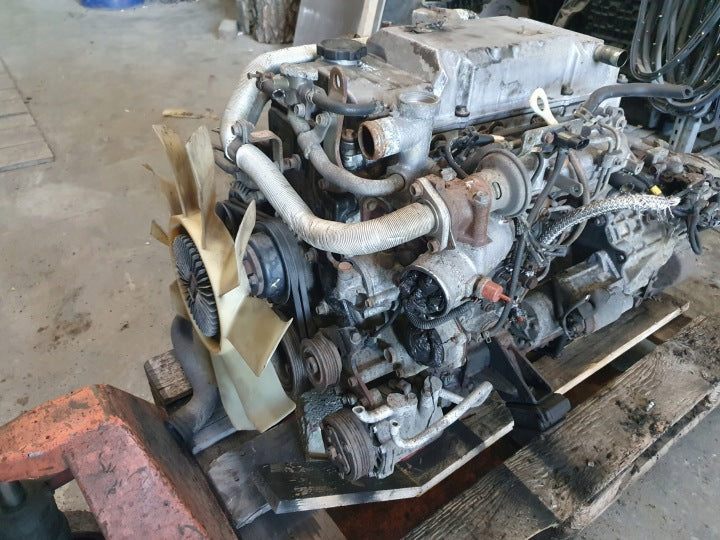 Motor Mitsubishi I 4M42-0AT 245TKm Diesel Engine Komplett MOT9455988196bx