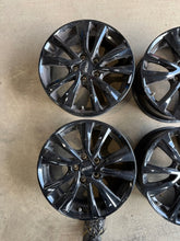 Load image into Gallery viewer, 4x Alufelge 17 Zoll 7.0" 5x114.3 50ET Glanz Schwarz KBA49962 Rim Wheel FEL8865008779pu