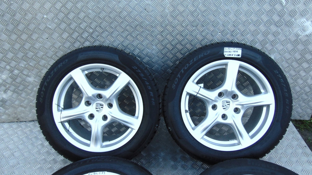 4x Alufelge 18 Zoll 9.0" 5x130 53ET Glanz Grau 97036213802 Porsche Panamera 970 FEL2269151368ph