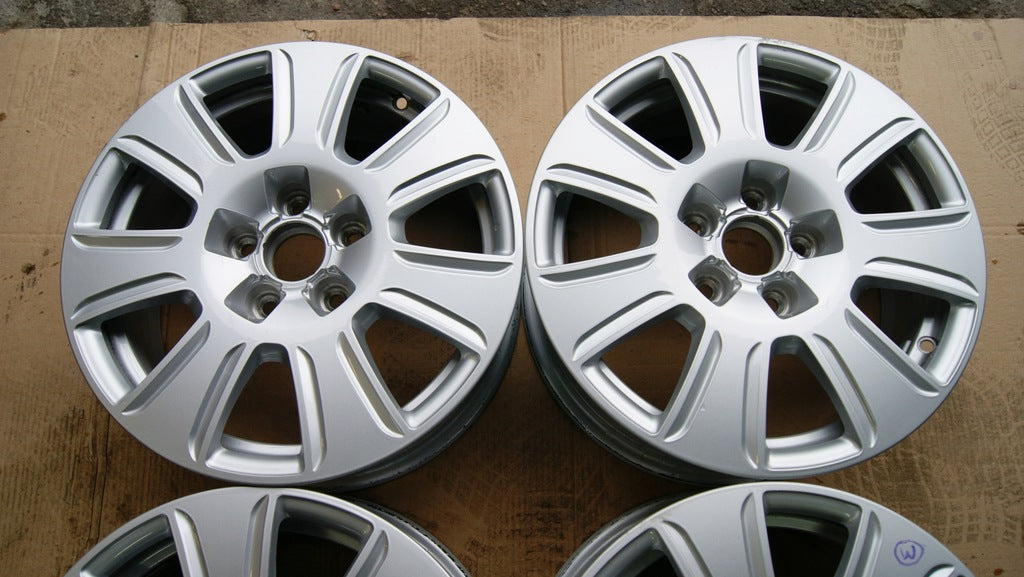 4x Alufelge 16 Zoll 6.5" 5x112 0V0601025 Audi Rim Wheel FEL7032509844em