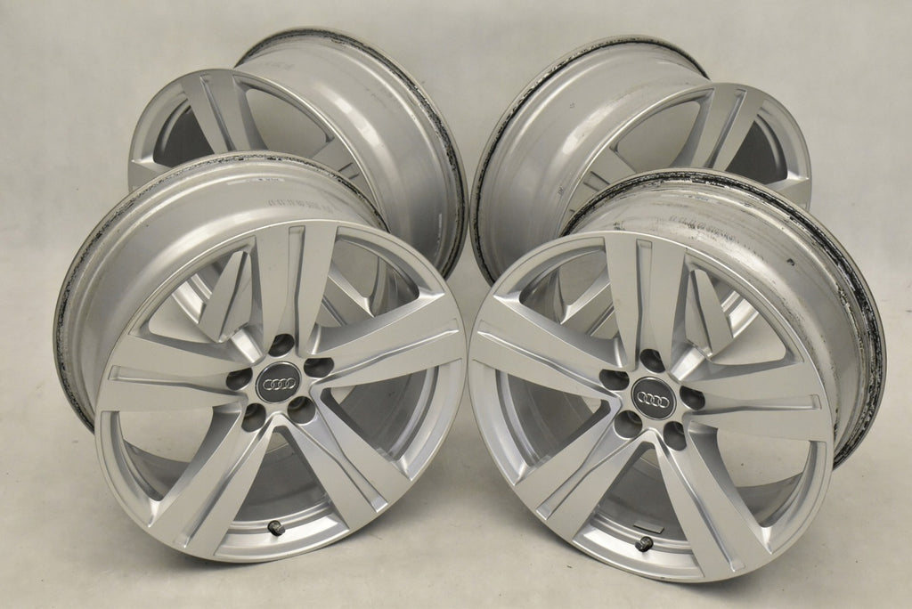 4x Alufelge 18 Zoll 8.0" 5x112 25ET Glanz Silber 4M0601025A Audi Q7 Rim Wheel FEL6189236988ds