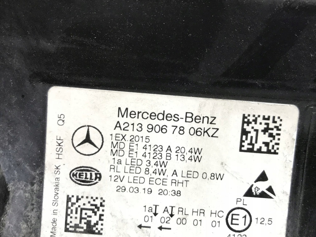 Frontscheinwerfer Mercedes-Benz W213 A2139067506 LED Links Headlight SCH2569017273am