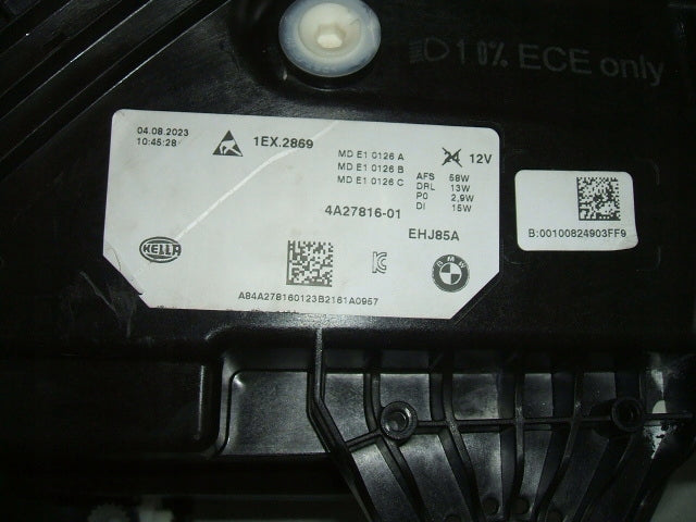 Frontscheinwerfer BMW X1 4A27816-01 LED Rechts Scheinwerfer Headlight SCH5078452514hy