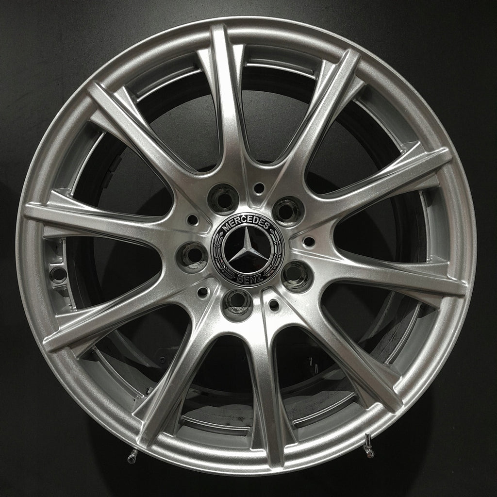4x Alufelge 16 Zoll 6.5" 5x112 38ET A2054012400 Mercedes-Benz W176 Rim Wheel FEL9334812084dy