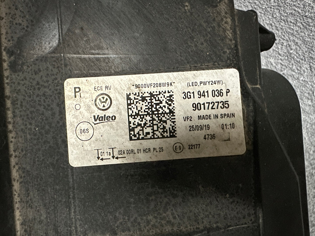 Frontscheinwerfer VW Passat B8 3G1941036P- LED Rechts Scheinwerfer Headlight