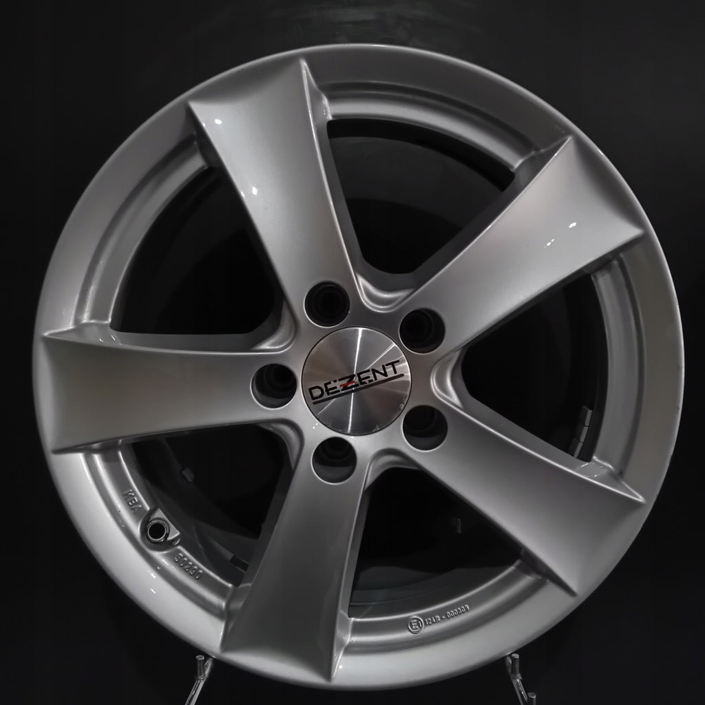 4x Alufelge 16 Zoll 6.5" 5x112 38ET Glanz Silber KBA50290 VW Golf VII I FEL6945485099gr