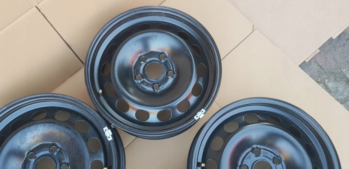 4x Alufelge 16 Zoll 6.5" 5x112 43ET Matt Schwarz 8V0601027A Audi Rim Wheel FEL6713224674ls