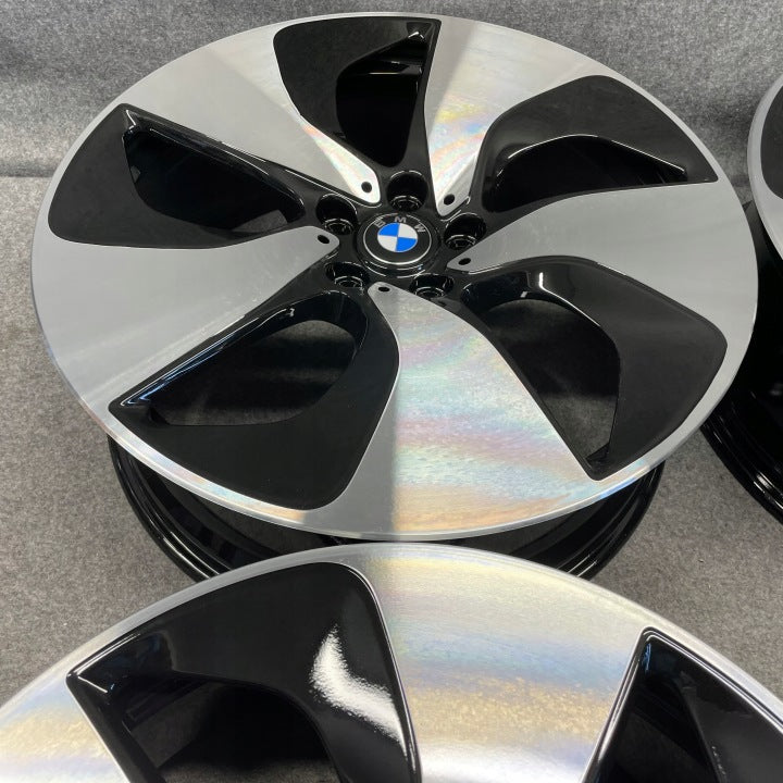 4x Alufelge 20 Zoll 7.5" 5x112 40ET Matt Schwarz 6857575 BMW I8 I12 Rim Wheel FEL6261241329xy