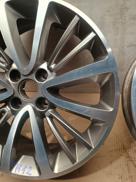 1x Alufelge 17 Zoll 6.5" 4x108 20ET Glanz Grau 672044871 Mg Crossland Rim Wheel FEL6958084279uf