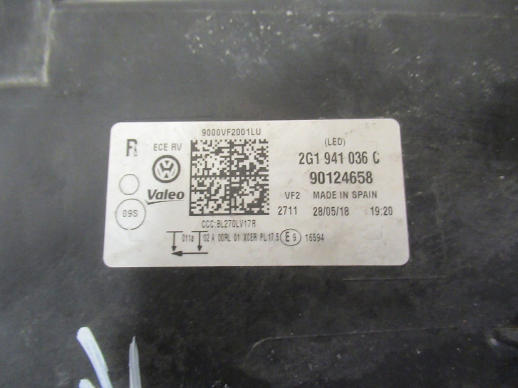 Frontscheinwerfer VW Polo 2G1941036C LED Rechts Scheinwerfer Headlight